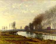 Claude-Oscar Monet - The Petit Bras of the Seine at Argenteuil